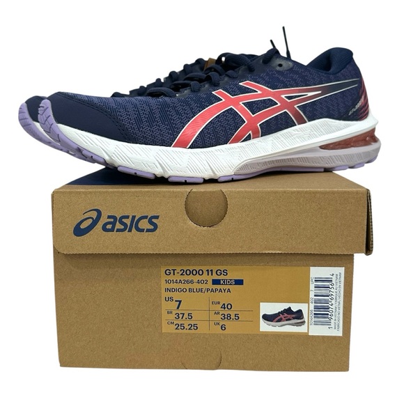 ASICS GT-2000 11 Kids Indigo Blue Papaya1014A266-402 size new